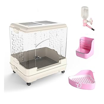 透明プラスチック製ゲージ 小動物飼育ケース lcw1383.jpg